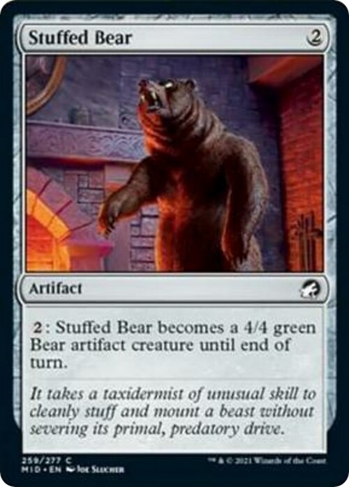 Stuffed Bear Card Front