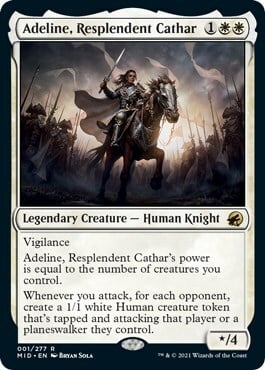 Adeline, Resplendent Cathar Card Front