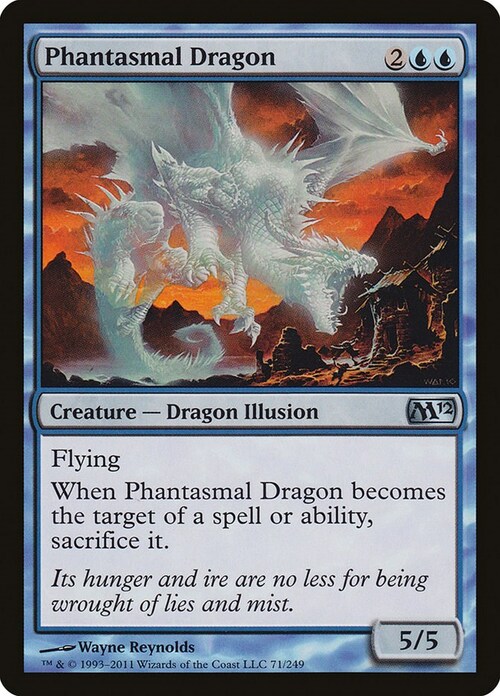 Phantasmal Dragon Card Front
