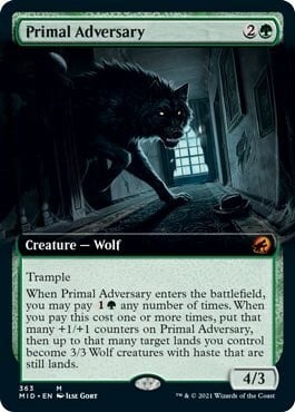 Primal Adversary Card Front