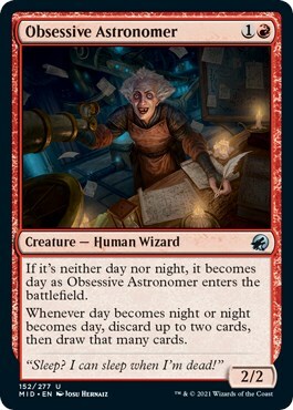 Obsessive Astronomer Card Front