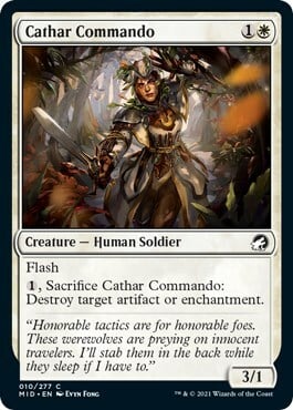 Cathar Commando Card Front
