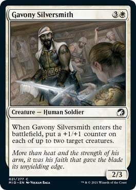 Gavony Silversmith Card Front