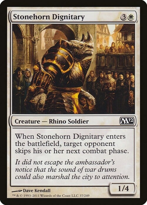 Stonehorn Dignitary Card Front