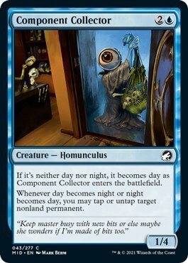 Component Collector Card Front
