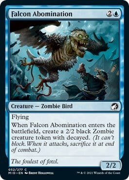 Falcone Abominevole Card Front