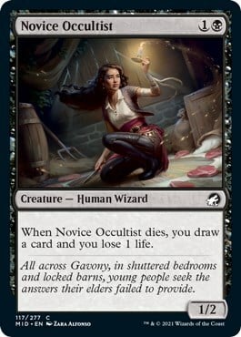 Novice Occultist Card Front