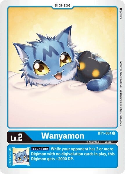 Wanyamon Card Front