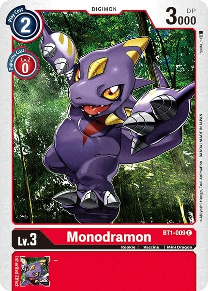 Monodramon Card Front