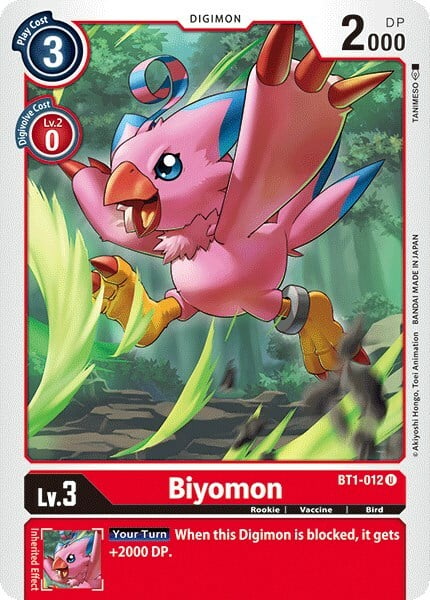 Biyomon Card Front