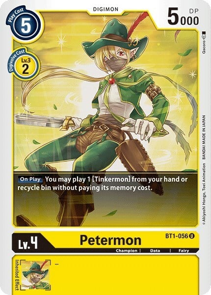 Petermon Card Front