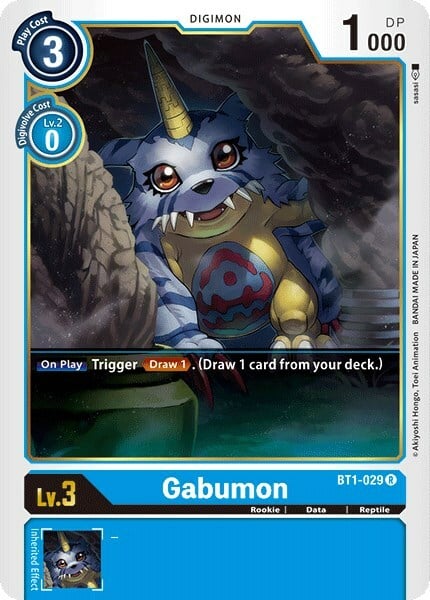 Gabumon Card Front