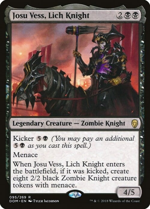 Josu Vess, Lich Knight Card Front