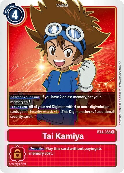 Tai Kamiya Card Front