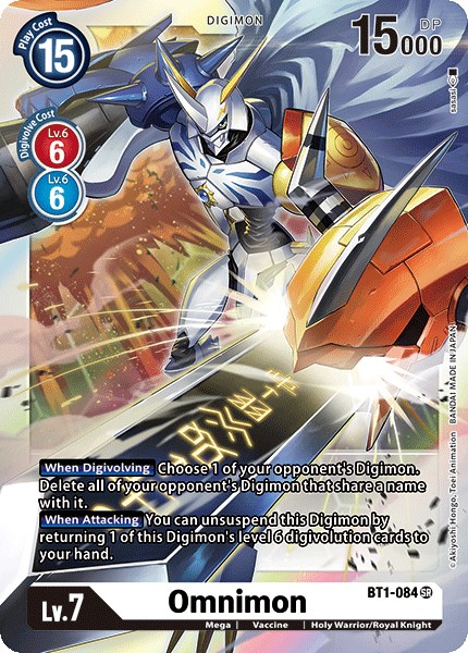 digimon card game 1.0 TCG: Dash Pack Ver Promo [1 Pack] : Toys & Games [Your Turn][Once Per Turn] When one of your opponents Digimon is deleted Omnimon (EX12-037) | DigimonCardGame Wiki