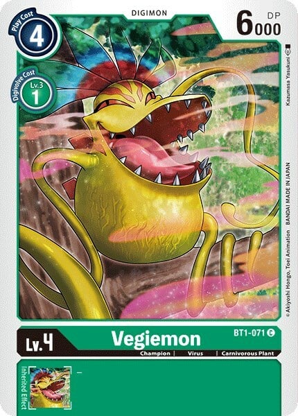 Vegiemon Card Front