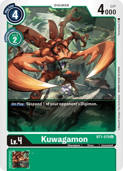 Kuwagamon Card Front