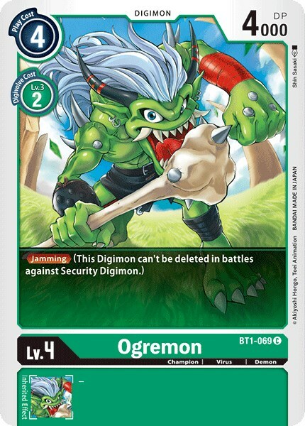 Ogremon Card Front