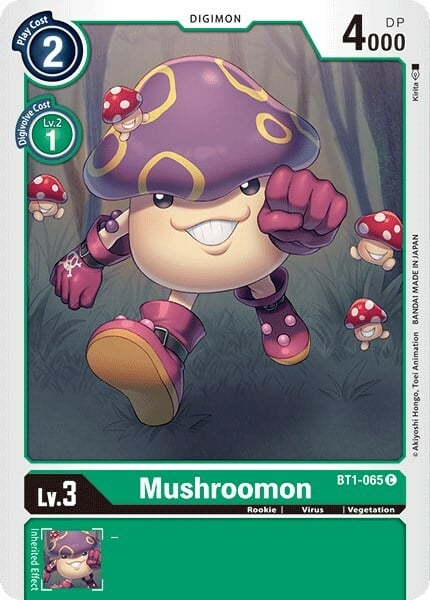 Mushroomon Card Front