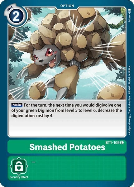 Smashed Potatoes Card Front