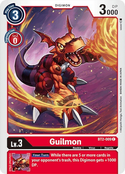 Guilmon Card Front