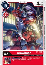 Growlmon BT2-013