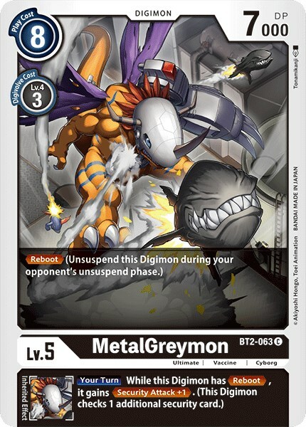 MetalGreymon Card Front
