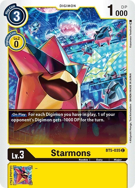 Starmons Card Front
