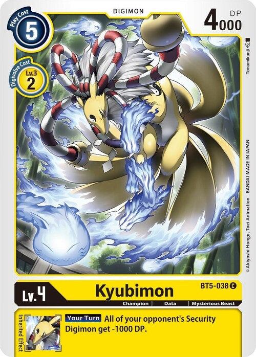 Kyubimon Card Front