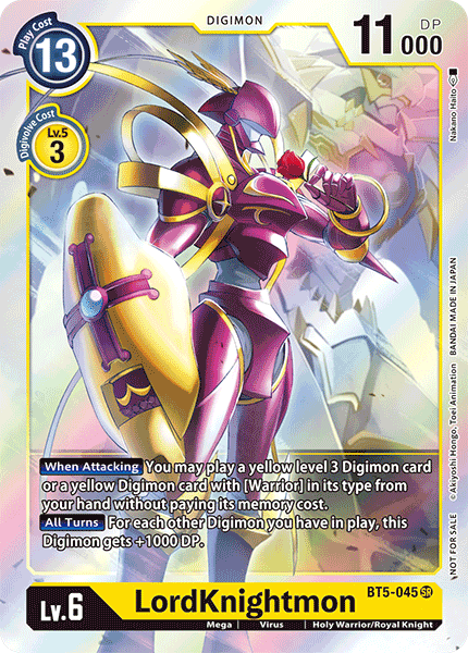 LordKnightmon Card Front