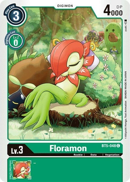 Floramon Card Front