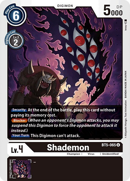 Shademon Card Front