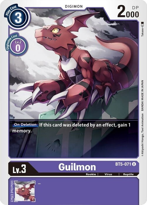 Guilmon Card Front