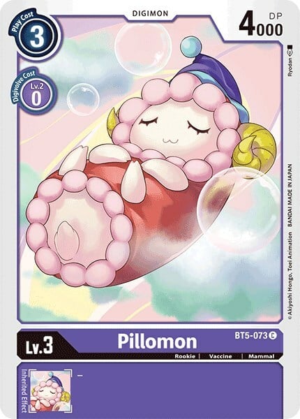 Pillomon Card Front
