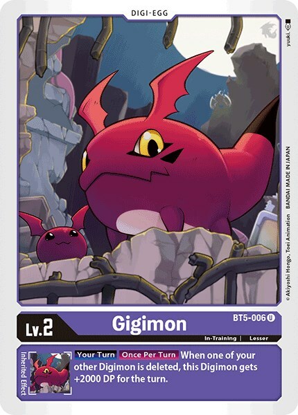 Gigimon Card Front