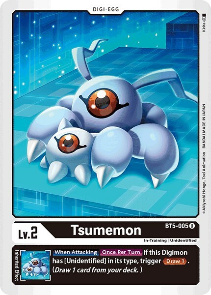 Tsumemon Card Front
