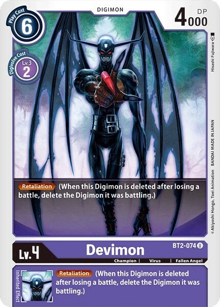 Devimon Card Front