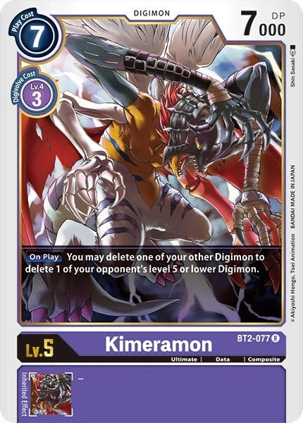 Kimeramon Card Front