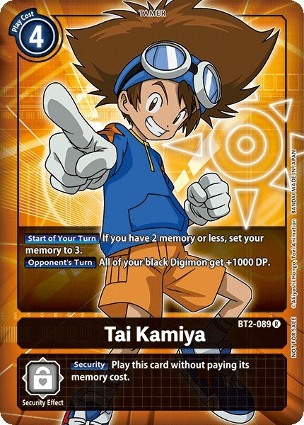 Tai Kamiya Card Front