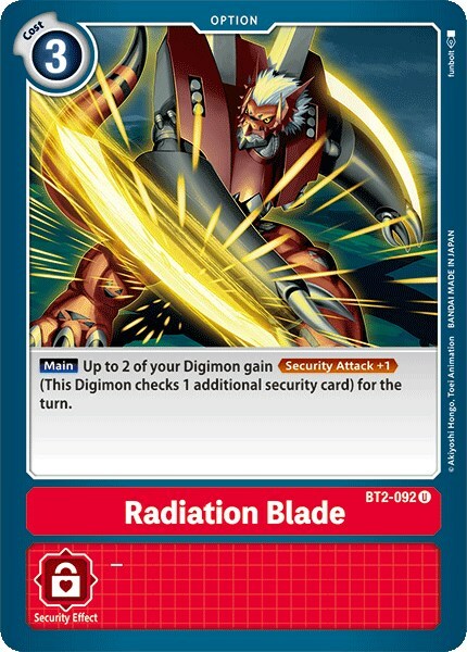 Radiation Blade Card Front