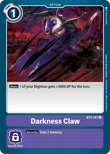 Darkness Claw Card Front