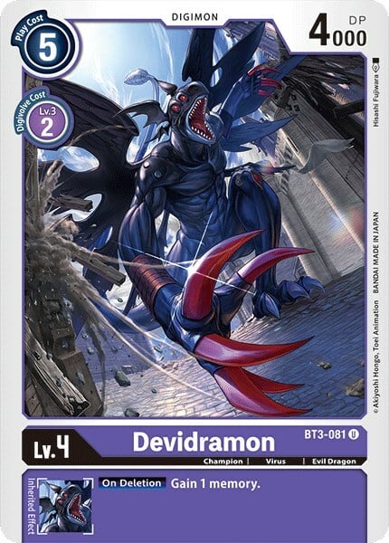 Devidramon Card Front
