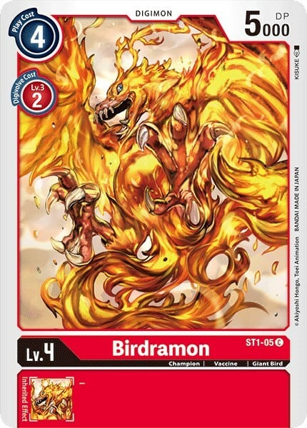 Birdramon Card Front