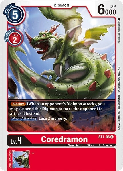 Coredramon Card Front