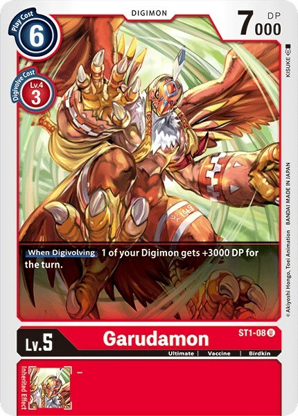 Garudamon Card Front