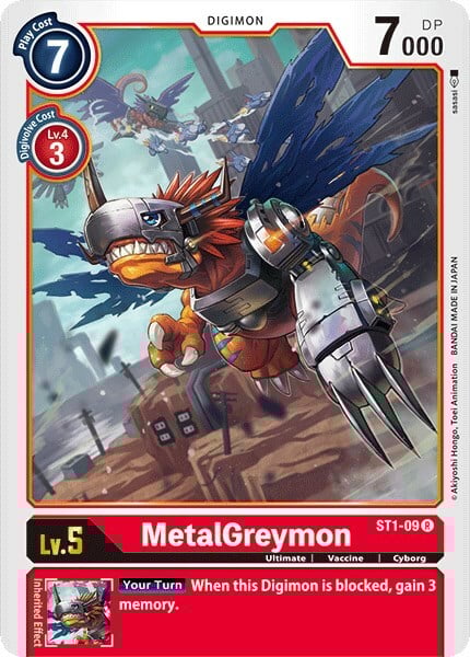 MetalGreymon Card Front