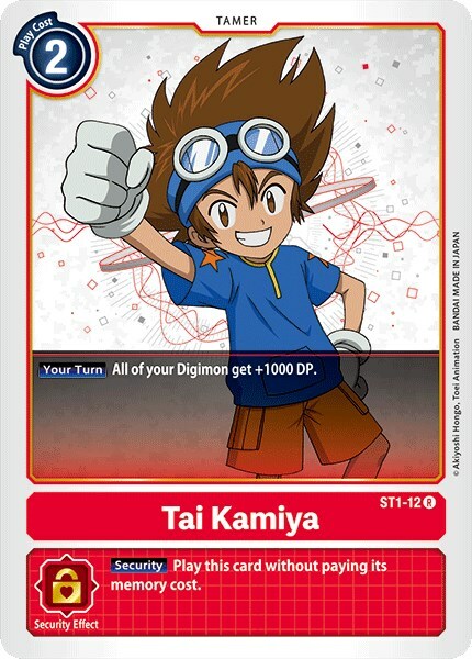 Tai Kamiya Card Front