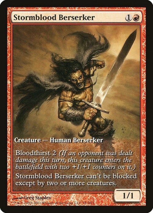 Stormblood Berserker Card Front