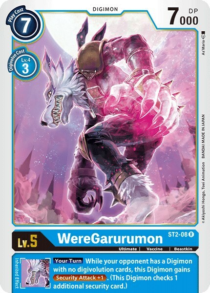 WereGarurumon Card Front