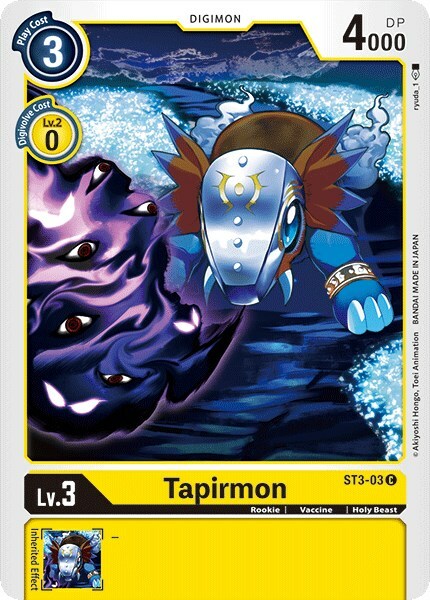 Tapirmon Card Front